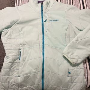 Patagonia Nano Air Down Jacket - Women’s XL - Mint Green / Light Teal